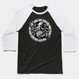 Cthulhu - Even Death May Die Baseball T-Shirt